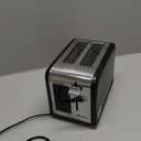 Mecity 2 Slice Touch Screen Toaster, 1.5" Wide Slot, Stainless Steel Smart Toaster for Bagels, Muffins, Waffles, Gluten-Free Breads, Defrost, Reheat, Timer, 120V 825W, Matt Black