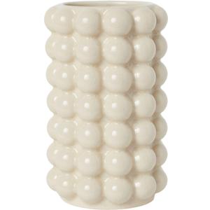 Bubble Vase, Beige Ceramic Vase for Boho Decor, Ceramic Flower Vases for Modern Home Decor, Tall Decorative Vases for Living Room, Bedroom, Wedding, Entryway, Mantel, Office, 8.5 Inches (Large)
