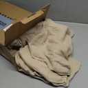 EMME Muslin Cotton Duvet Cover Set Light Tan King Size Linen Like Soft Breathable Lightweight Summer Comforter Cover Set with Zipper Closure (Light Tan, King, 104"x90")