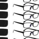 Kerecsen 6-Pack Reading Glasses Blue Light Blocking,Spring Hinge Readers for Men Women,Computer Eyeglasses