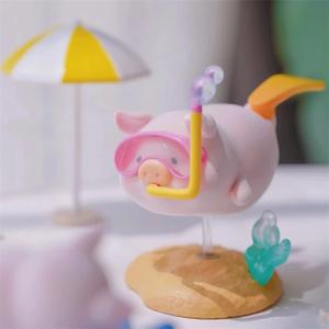 Lulu The Piggy Ocean Series 8PCs Cute Pig Figures Collectible Toys Kawaii Birthday Gifts (Whole set)