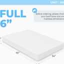 Neo Sleep 6 Inch Full Cooling Gel Memory Foam Mattress, Medium Feel Comfort & Support with Pressure Relief, Breathable Memory Foam, CertiPUR-US Certified, Mattress in a Box (Full, 6 in)