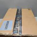 Amazon Basics Sturdy Portable 2-Door Top-Load Hard-Sided Pet Travel Carrier with Secure Ventilation, Handle, Front & Top Entry for Dogs, Cats, 22.8"L x 15"W x 13"H, Gray & Blue