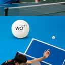 PARTY BALL Sports Ping Pong Balls  Official Size 40mm 3-Star Professional Table Tennis Balls, Durable High Performance for Training & Competition, White (24 Pack)