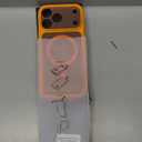 TOCOL for Phone 17 Pro Max Phone Case, Built-in Magnetic Ring, Compatible with Magsafe, Full Camera Protection, Translucent Matte Phone Case for 17 ProMax 6.9 inch (Orange)