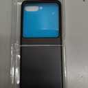 Ruky for Motorola Razr 2024/2025 Case [Not fit Ultra or Plus], with Built-in Screen Protector, Support Wireless Charging Slim Razr 2024 Case, Hard Ultra-Thin Phone Case for Moto Razr 2025,Black