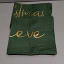 HOMFREEST Gold Green Christmas Pillow Covers 12x20 Set of 2 Merry Christmas Throw Pillowcases Xmax Winer Holiday Outdoor Cushion Cases for Sofa Couch