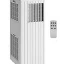 8000 BTU Portable Air Conditioner, Powerful Cooling for 700 Sq.ft Spaces, 3-in-1 AC with Fan & Dehumidifier, Smart Sleep Mode, Remote Control, 24H Timer, Energy-Efficient Design for Home, Office