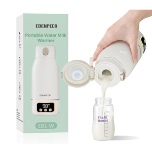 Portable Bottle Warmer for Travel, Fast Baby Bottle Warmer Portable with Precise Temperature Control, 17 OZ Milk Warmer, LeakProof Cordless Breastmilk Warmer, Fits Most Baby Bottles for On the Go