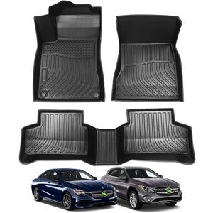 Cartist Floor Mats Fit for 2014-2019 CLA & 2015-2020 GLA 180 200 250 45 AMG All Weather Floor Mat TPE Heavy Duty