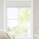 Madison Park CURTAIN With Rayon Flocking, WHITE, 64X34