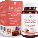 1 Body Saffron Extract Supplement, 88.5 mg Safranal, Antioxidant and Mood Support, Vegetarian Capsules (EXP 08/01/27)