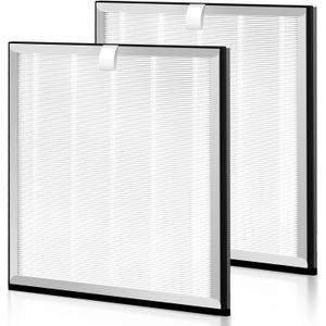 2 Pack APH4000 Replacement Filter Compatible with KNKA APH4000 Air Purifer | 3-IN-1 HEPA Filter and Activated Carbon Filter for Dust Pollen Pet Dander Odor Smoke