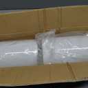 Rossesay 4 Pcs 8" 10" 12" 14" X 5" Flameless Candles, White, Elegant