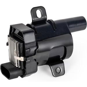 ENA 1 Round Ignition Coil Pack V8 5.3 6.0 Compatible with GMC Chevy Silverado 1500 2500 Tahoe Suburban Express Sierra Yukon Savana Escalade 2000 2001 2002 2003 2004 2005 2006 Replaces# UF262 D585