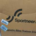 Sportneer Bike Trainer - Magnetic Indoor Cycling Trainer Stand for 26-28" & 700C Wheels, 6 Resistance Levels Stationary Bike Stand with Quick Release Lever & Front Wheel Riser Block