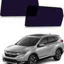 CRV Window Shades 2017-2022, 2PCS Static Cling Sun Shades | Custom Fit, Heat & UV Protection, Easy Installation & Removal, Enhanced Privacy