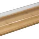 FARBERWARE Rectangular Build-a-Board Cutting Board with Single Compartment and Clear Locking Lid for Charcuterie, Snacks, and More, Bamboo