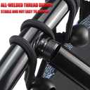 Newan 48" Silent Mini Trampoline Fitness Trampoline Bungee Rebounder Jumping Cardio Trainer Workout for Adults-Max Limit 330lbs