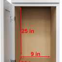 Sikarou 4-Tier 8" W x 21" D Narrow Pull Out Cabinet Organizer, Roll out Spice Rack Holder Shelve, Slide Out Slim Storage Wire Baskets for Storage Organization
