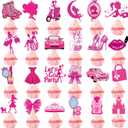 2 x 48 Pcs Barbie Cupcake Toppers Princess Cupcake Toppers Barbie Cake Decorations Barbie Birthday Party Decorations Barbie Decorations Birthday Girl