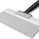 ROLLINGDOG 14 Inch Taping Knife - Drywall Taping Knife,Threaded End Can be Attached to Extension Pole,Stainless Steel Blade,Ideal for Skimming and Smoothing Walls and Ceilings