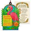 4 x Funny Christmas Flamingo Christmas Ornaments 2026 - Coastal Christmas Ornaments - Beach Ornaments for Christmas Tree - Funny Christmas Ornaments - Christmas Decoration