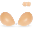 Niidor Adhesive Bra Strapless Sticky Invisible Push up Silicone Bra for Backless Dress