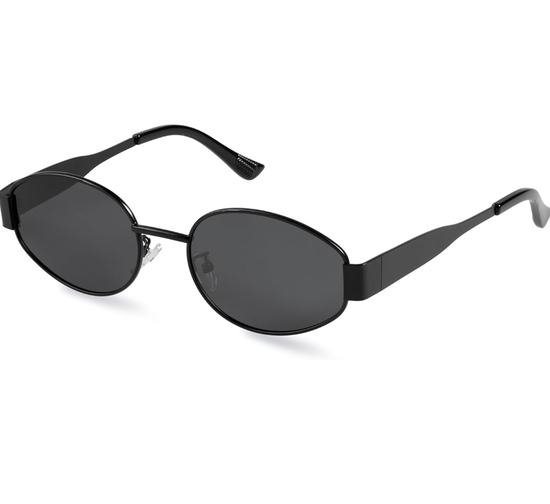 livho 2025 Trendy Oval Sunglasses - Stylish Polarized Shades for Everyday - Retro Metal Frames