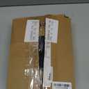 Black Linen Curtains 84 inches Long 2 Panels for Bedroom Back Tab Light Filtering Privacy Sheer Black Curtains Muslin Look Modern Farmhouse Cotton Textured Gauze Curtain for Living Room 2 Panel Set