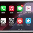 7" Wireless Apple CarPlay & Android Auto Double Din Car Stereo - 240W High-Power Sound, Touchscreen Bluetooth Receiver with USB-C/AUX/TF Ports, RDS/FM/AM Radio & MirrorLink HD Display - StyleA