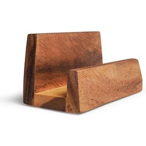 SHUMARU Natural Wood Cutting Board Stand | Fits 1.51.9 in Thick Boards, 6.7" x 3.5" x 3.5" | Handmade Sturdy Holder Supports Boards up to 20 in