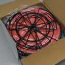 Sattiyrch Christmas Light Storage Bag - with 4 Metal Reels to Store A Lot of Holiday Christmas Lights Bulbs, Tear Proof 600D Oxford Fabric, Reinforced Stitched Handles