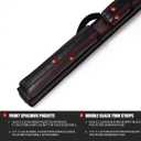 2X2 Pool Cue Hard Case Billiard Sitck Carrying Cases, One Size