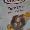 Graco Turn2Me 3-in-1 Rotating Convertible Car Seat, Manchester, Rear-Facing Rotation Only, Forward-Facing Mode, Highback Booster Up to 100 lbs, Adjustable Headrest & Harness, Steel Reinforced Frame. Mfd 05/22/2026