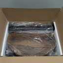 TV Tray Table with Infinite Adjustable Height - C-Shaped Sofa End Side Table for Snack Laptop Desk Small Spaces (Brown)