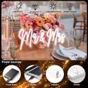 20in Mr and Mrs Wedding Neon Signs-Adjustable USB Mr and Mrs Light Up Sign Neon Wedding Decor Signs Backdrop Decorations for Reception Anniversary Engagement Gifts