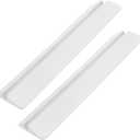 Anti-Kick Pedal Safety Gate Guardrail Accessory for Baby and Pet Gates Indoor Non-Slip Door Fixator 17.91X5.11X1.18In