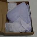 Sotfamily Shower Caddy Corner, 4 Pack Adhesive Corner Shower Shelves for Bathroom Organizers and Storage, Rust Free Plastic Rack for Bathroom Accessories & Decor, Crystal