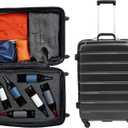 FlyWithWine by VinGardeValise 12 Bottle Hard Shell Wine Suitcase with Hinomoto 360 Degree Spinner Wheels for Airplanes, TSA Approved Wine Luggage with Removable Foam Insert