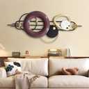 Metal Wall Art Decor for Living Room, 3D Wall Sculptures, Handmade Wall Hanging Wall Decoration, Minimalist Wall Art, Wall Home Hanging for Bedroom Kitchen Bathroom Living Room