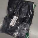 QPNGRP Men's 9" Inseam Stretch Waist Zipper Cargo Shorts with 6 Pockets (Black)