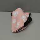 Supet Inflatable Dog Cone Collar Alternative After Surgery, Dog Neck Donut Collar Recovery E Collar, Soft Pet Cone for Small Medium Large Dogs (T Paw Pink), Size: L(Neck 12"-16")