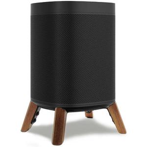 Real Wood Stand Compatible for Sonos One, One SL, Play:1 Home Speaker,Tripod Mount Accessories Protect Sonos get Better Sound,Secure Stable Sturdy Wooden Holder fit sonos one gen2,Walnut