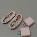 iPhone Charger Fast Charging,[MFi Certified] 2Pack 20W Type C Fast Charger Block with [10FT&6FT] USB C to Lightning Cable Compatible for iPhone 14/13/12/11 Pro Max/Xs Max/XR/X,iPad (Pink)