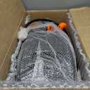 YSEAGA Retractable Garden Hose Reel 100 ft x 1/ 2 in, Super Heavy Duty Automatic Wall Mount Water Hoses Reels for Outdoor, Any Length Lock, Slow Return System, 180° Swivel Bracket, 10 Pattern Nozzle