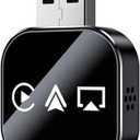 2026 Upgrade 3 in 1 Wireless Carplay Mirror Link Adapter for iPhone/Apple/Android Phone to Car Screen, Auto Connect, Dual 2.4/5GHz WiFi and Bluetooth 5.0, Wired to Wireless(for iPhone,1pc)