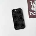 2 x NITITOP Compatible with iPhone 14 Plus Case Cute Sunflower Floral Design for Women Girls Flower Artistic Soft TPU Shockproof Protective Full Camera Protection Cover - Black