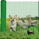 Temporary Fence with Step in Stakes,3x50 Safety Barrier for Dog Snow Plastic Mesh Fencing with Fiberglass Post Windbreak Rope,Movable Fencing Roll for Garden Backyard Outdoor Animal Protect
