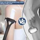 Lotion Applicator for Back, Back Lotion Applicator for Women, Elderly with 3PCS Replacement Foam Rollers, 18.31'' Back Sunscreen Applicator, Apply Skin Moisturizer, Cream, Ointment, Oil, Self Tanner